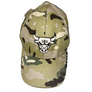 NBA Chicago Bulls Fan Favorite Camo Adjustable Hat